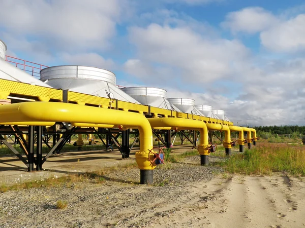 Gaspipeline — Stockfoto