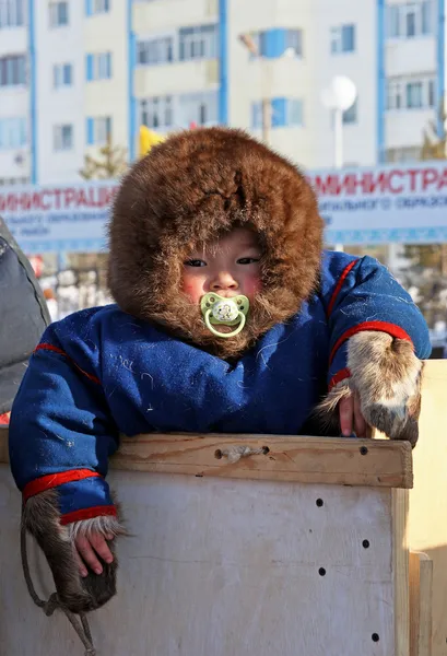 Little aboriginal of Siberia — Stock Photo, Image