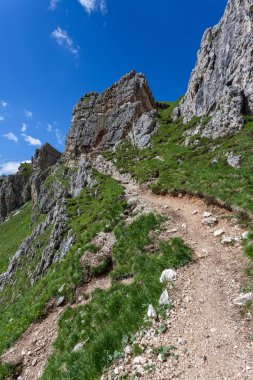 Yaz aylarında Dolomites dağ