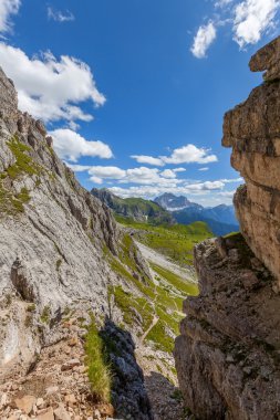 Yaz aylarında Dolomites dağ