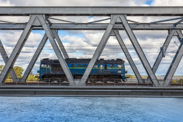 Historical railway bridge in Tczew, Poland — Stock Photo, Image