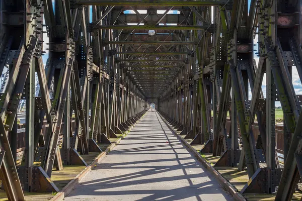 Ponte histórica em Tczew, Polonia — Fotografia de Stock