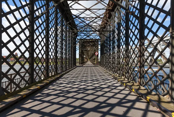Ponte histórica em Tczew, Polonia — Fotografia de Stock