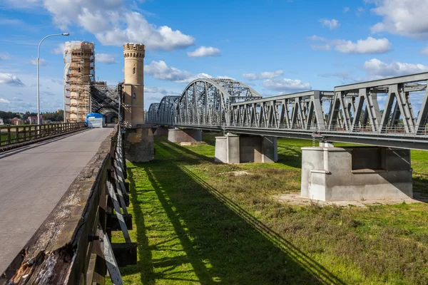 Historické mosty v tczew - Polsko — Stock fotografie