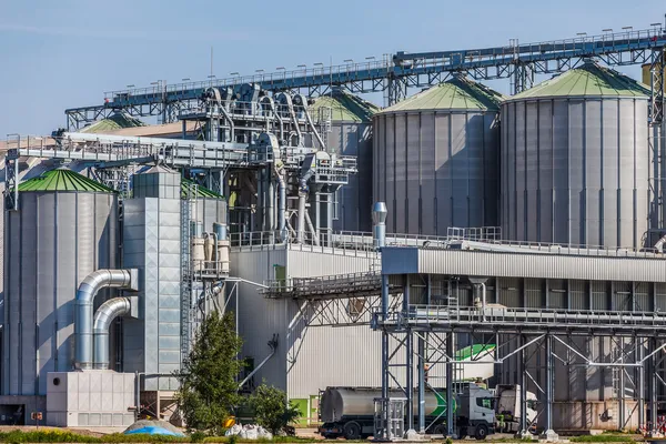 Silos per l'agricoltura, Danzica - Polonia — Foto Stock