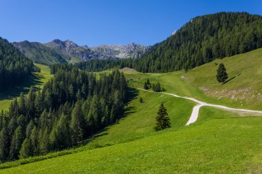 Yaz aylarında Dolomites dağ