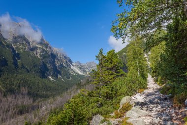 Beautiful trail in the Tatra Mountains