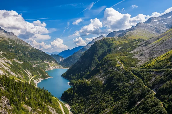 Belas vistas para a montanha - Maltatal, Áustria . — Fotografia de Stock