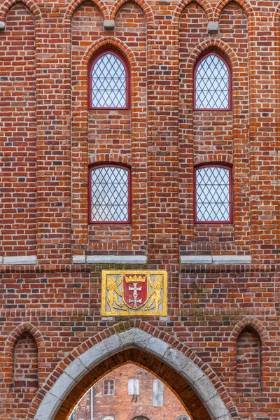 Medeltida porten - gdansk, Polen — Stockfoto