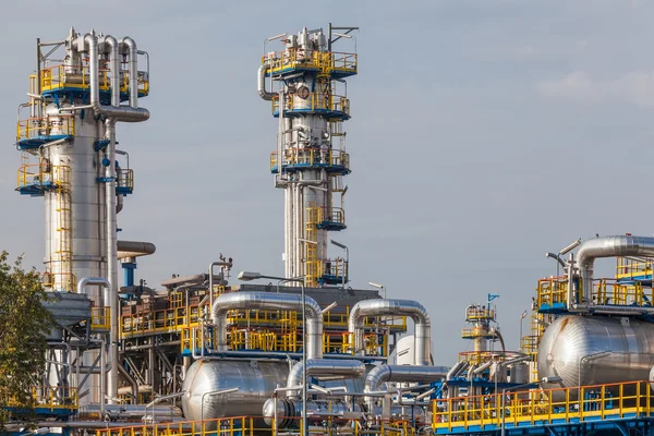 Vista de una refinería de petróleo — Foto de Stock