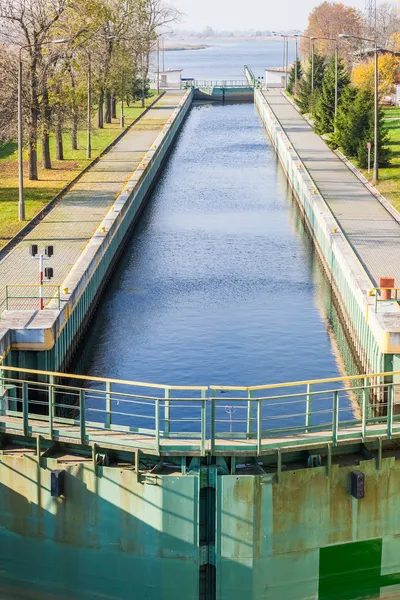 Sluice near Gdansk, Poland - Sobieszewo Island — Stock Photo, Image