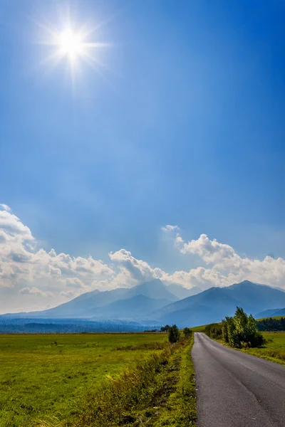 Blick auf die hohe Tatra — Stockfoto