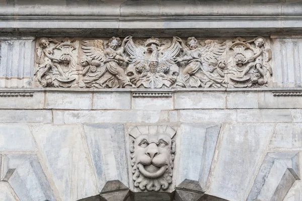 Middeleeuwse gate - oude stad, gdansk - Polen — Stockfoto