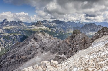 Yaz aylarında dolomites güzel görünümü