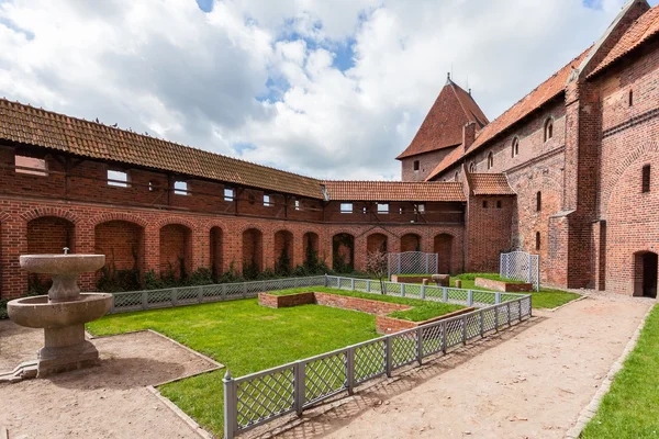 Die burg des teutonischen ordens in malbork — Stockfoto