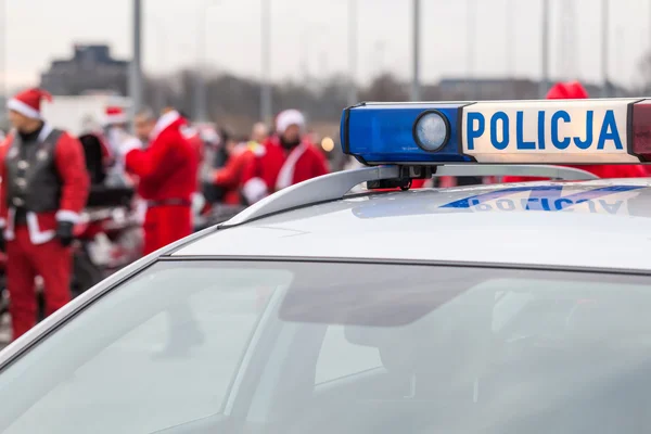 Motorcycle of Santa Claus — Stock Photo, Image