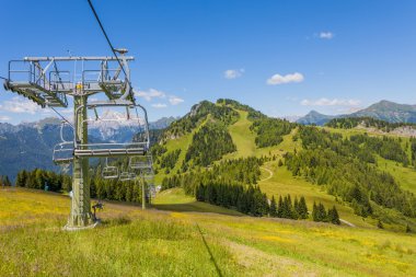 Yaz aylarında Dolomites dağ