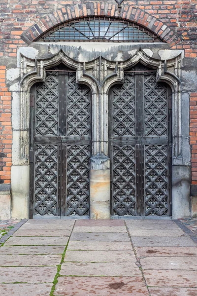 Zařízený vchod do kostela — Stock fotografie