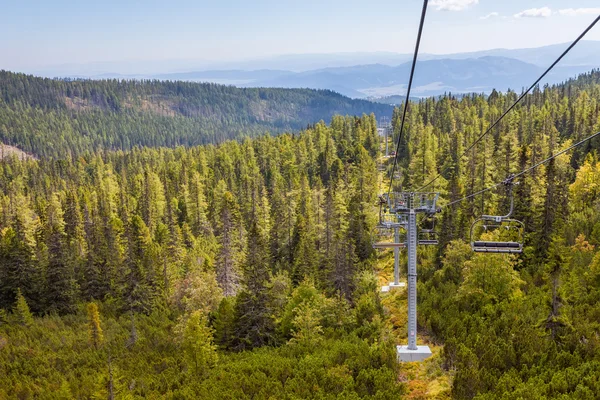 Cableway - Tatra Mountains - Carpathian Mountain range — Stock Photo, Image