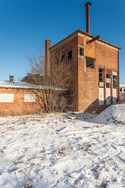 Les ruines de l'usine de briques - Pologne — Photo