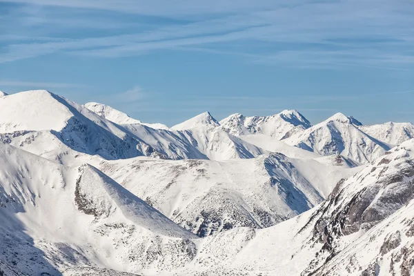 Landscape Tatra Mountains in winter — Stock Photo, Image