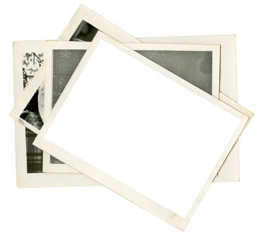 eski fotoğraf yığını