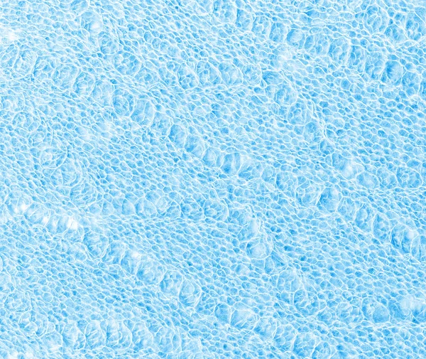 蓝色羊毛针织纹理 — 图库照片