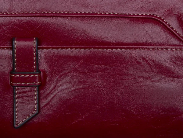 Red Leather background — Stock Photo, Image