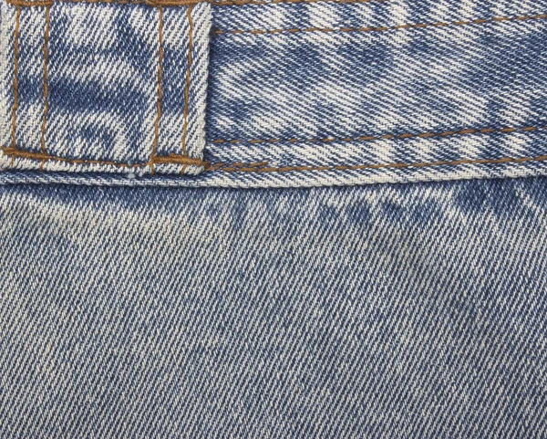 Blue denim jeans texture — Stock Photo, Image