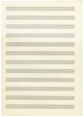 boş müzik notu