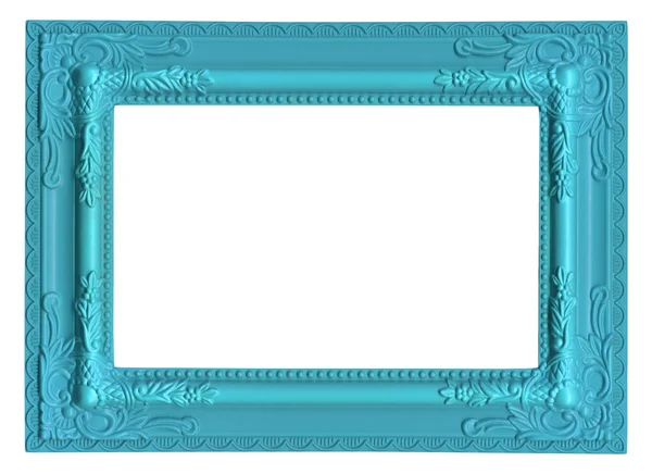 Moldura de imagem azul — Fotografia de Stock