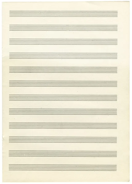 Blank music note — Stock Photo, Image