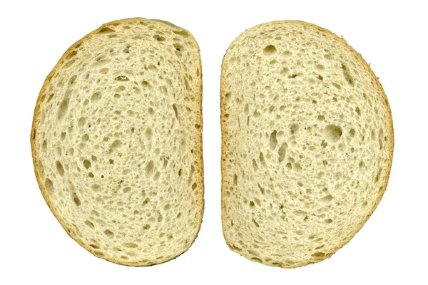 Φέτες ψωμί απομονωθεί — Φωτογραφία Αρχείου