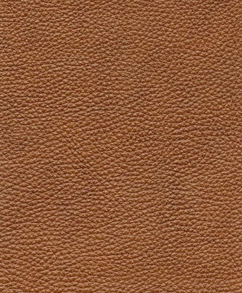 Cuir brun texture gros plan. — Photo