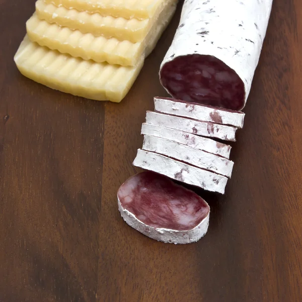 Cheese and ham — Stock Photo, Image