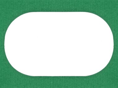 yeşil kağıt çerçevesi