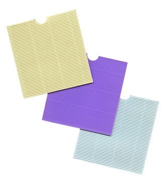 arka planda izole boş renkli kağıtlar