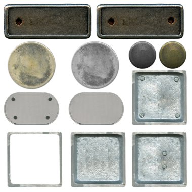 metal plakaların farklı türleri