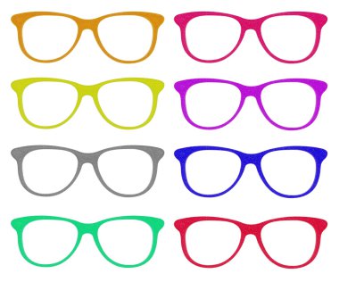 renkli gözlük seti