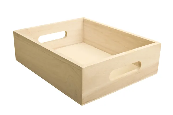 Empty wood box — Stock Photo, Image