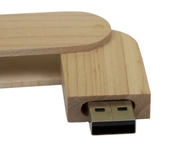 Usb flash drive elszigetelt fehér háttér — Stock Fotó