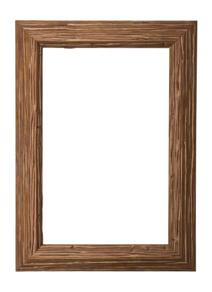 Bruin houten frame — Stockfoto
