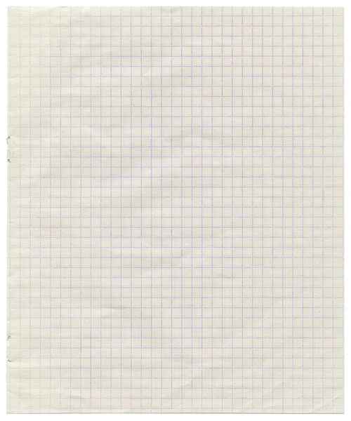 Pozadí listu bílý čtvercový papír — Stock fotografie