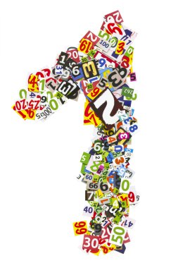 gazete kupürleri ile yapılan numarası