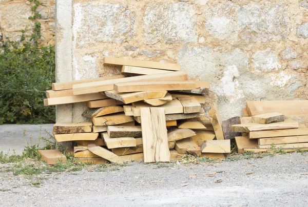 Bir yığın doğranmış odun.. — Stok fotoğraf
