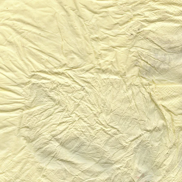 Crumbled dirty napkin texture — Stock Photo, Image