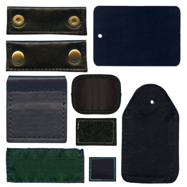 boş deri jeans etiket