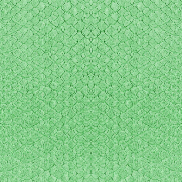 Pele de cobra verde imitação fundo — Fotografia de Stock