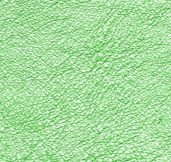Green leather texture closeup. — Stock Photo, Image