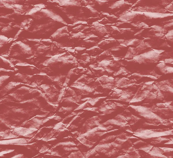 Sheet of red crumpled paper — Stock Photo, Image